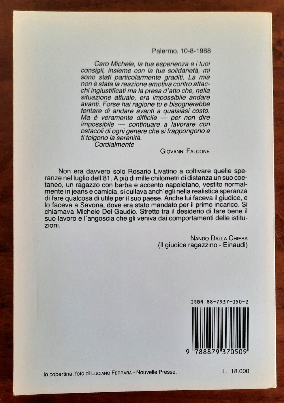 La toga strappata - Michele Del Gaudio - Libreria Biellese