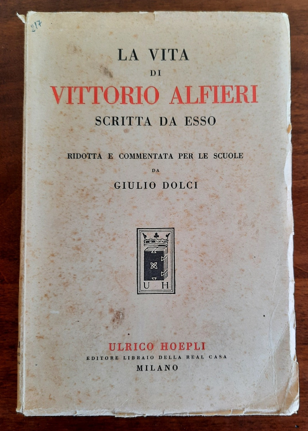 La vita di Vittorio Alfieri scritta da esso - Libreria Biellese