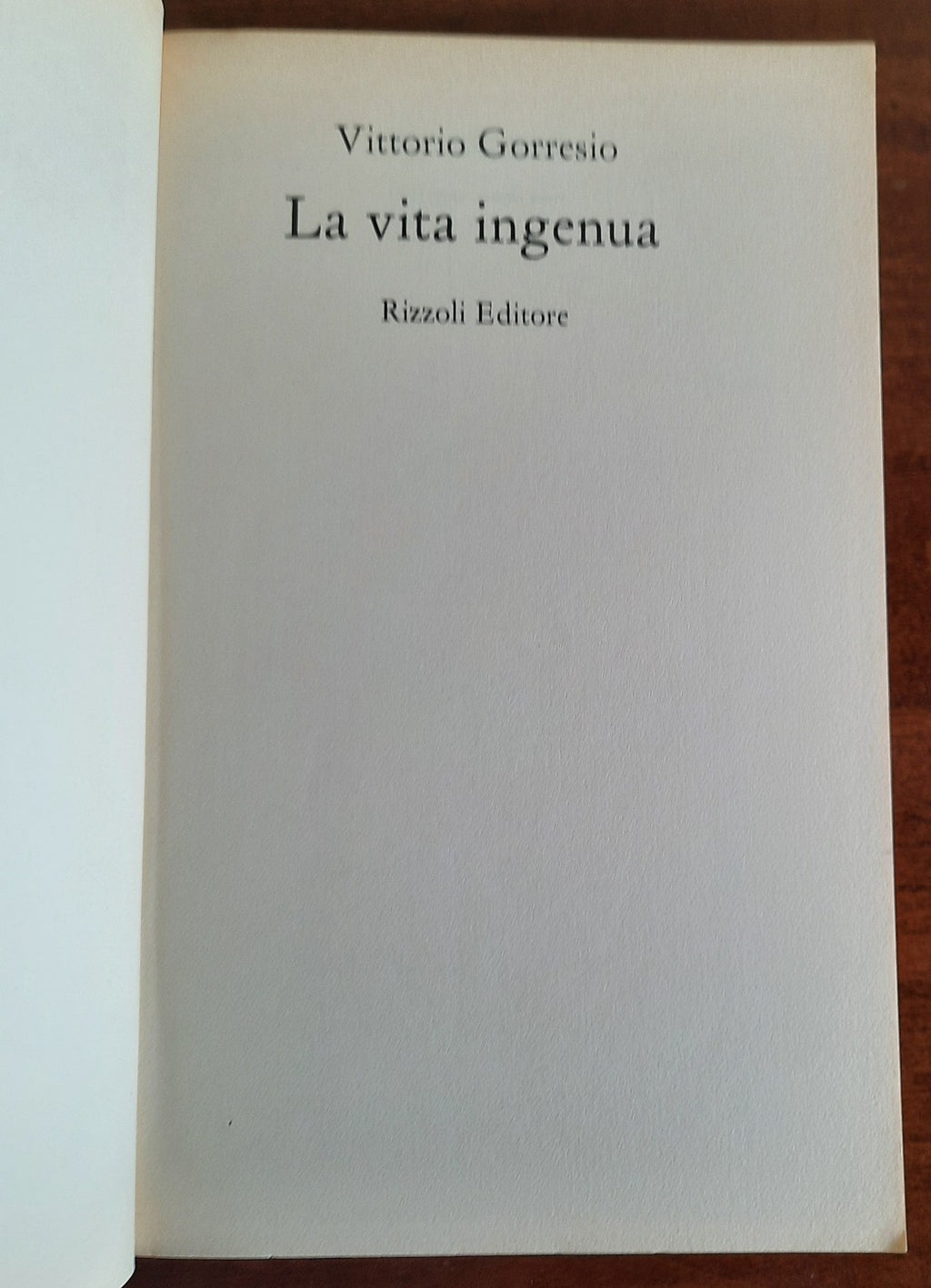 La vita ingenua - Libreria Biellese