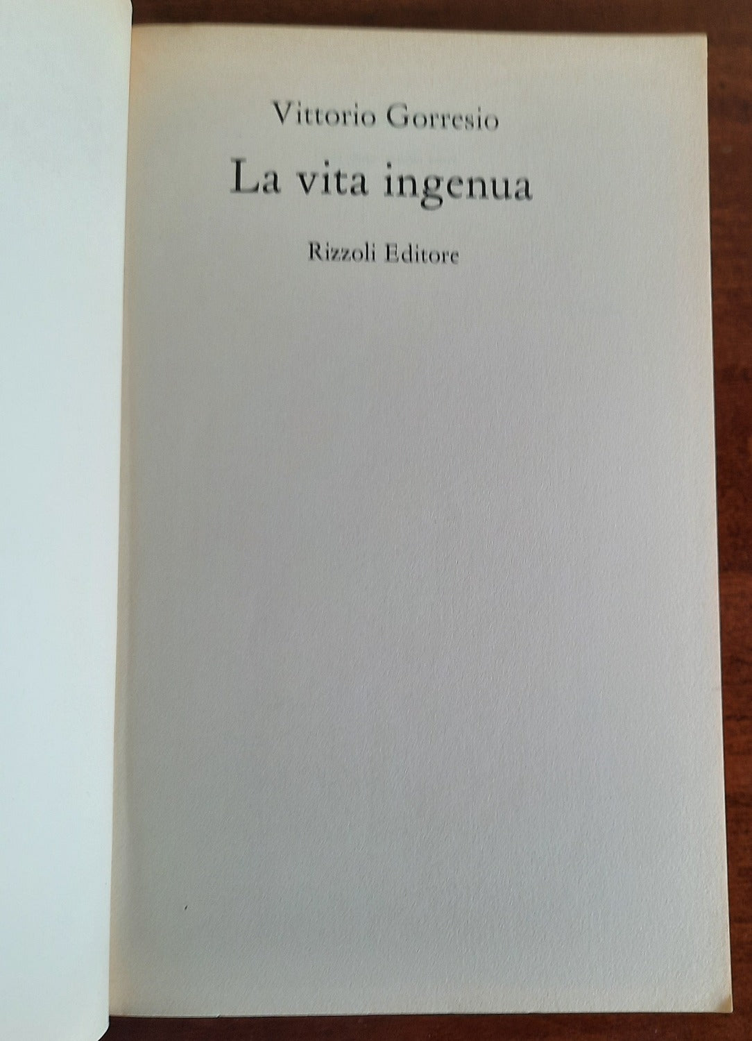 La vita ingenua - Libreria Biellese