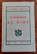 Le Rime - Michelangelo Buonarroti - Libreria Biellese