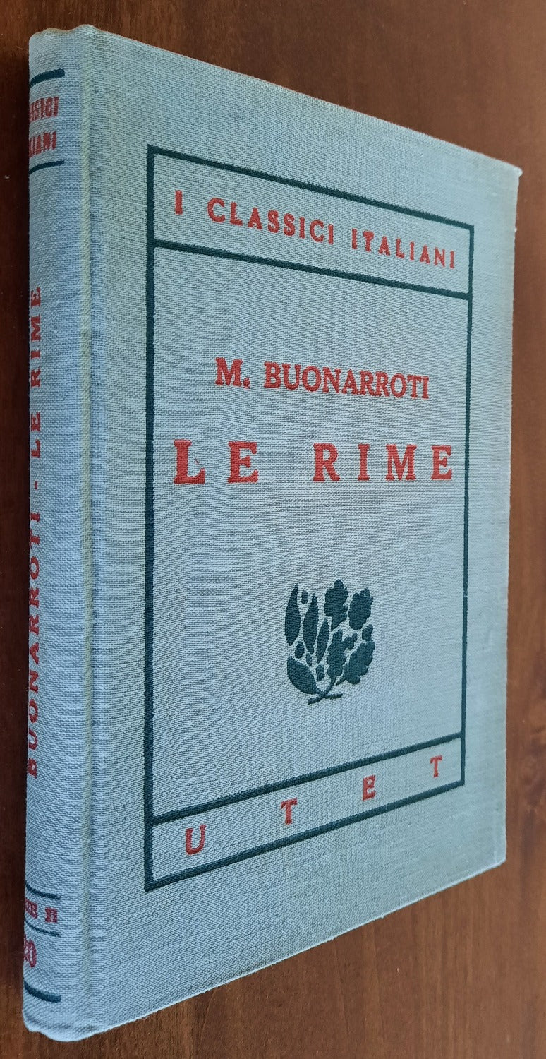 Le Rime - Michelangelo Buonarroti - Libreria Biellese