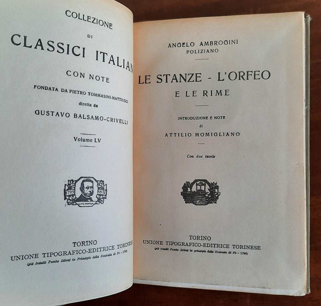 Le Stanze, L’Orfeo e Le Rime - Libreria Biellese