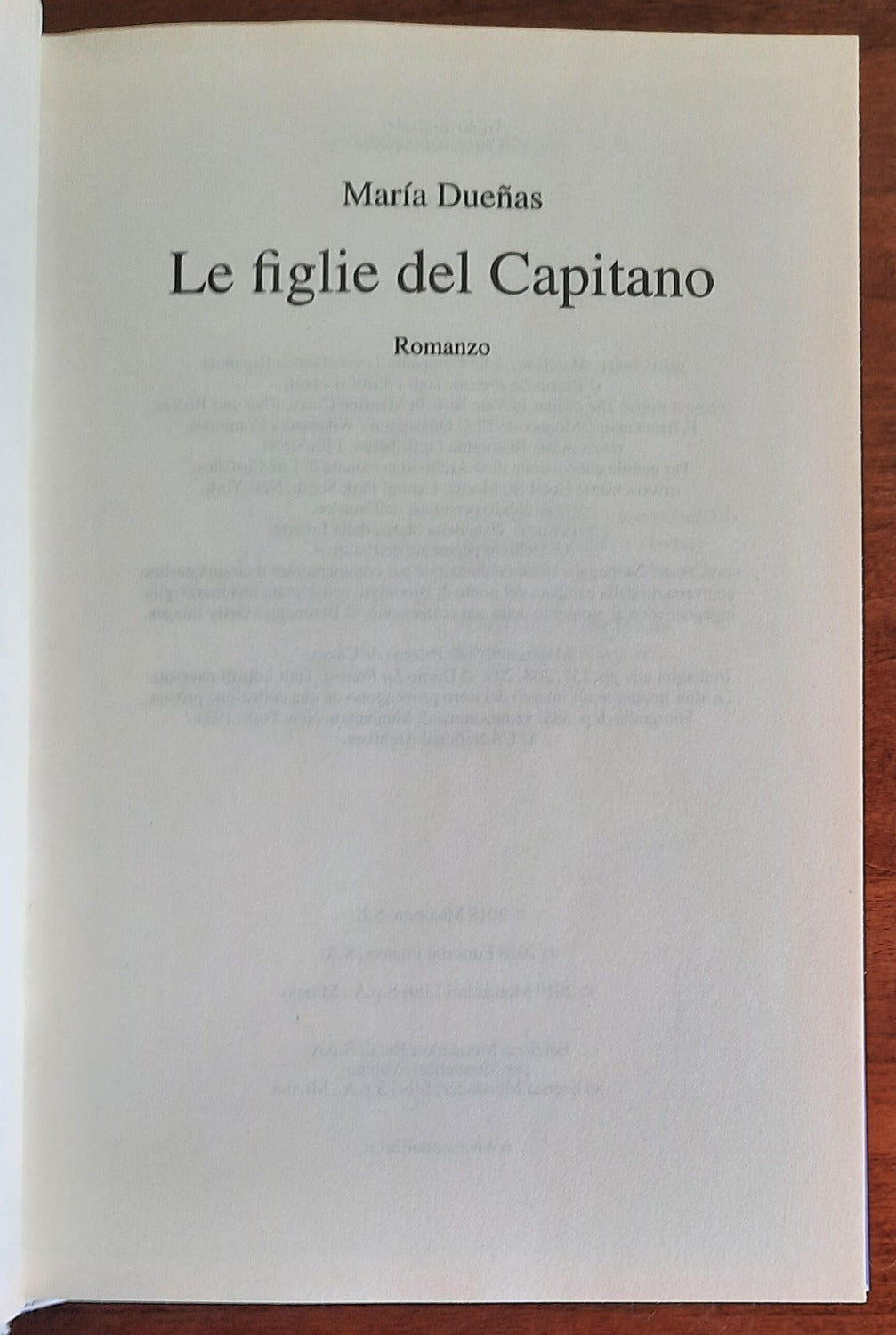 Le figlie del Capitano - Mondolibri - 2019