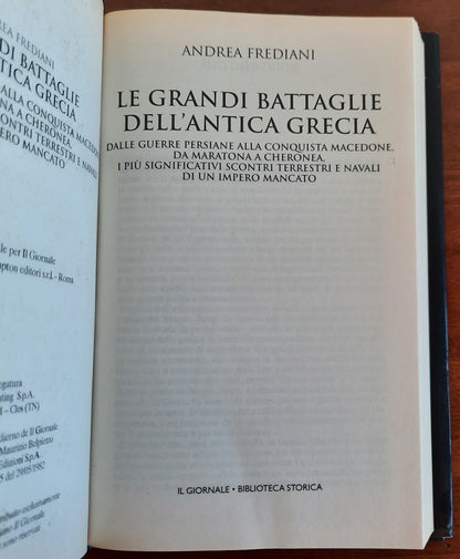 Le grandi battaglie dell’antica Grecia - Biblioteca Storica - Libreria Biellese