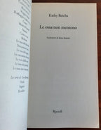 Le ossa non mentono - Rizzoli - 2015 - Libreria Biellese