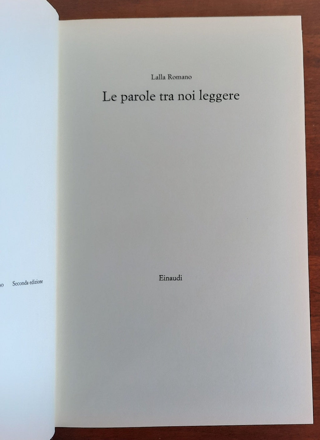Le parole tra noi leggere - Lalla Romano - Libreria Biellese