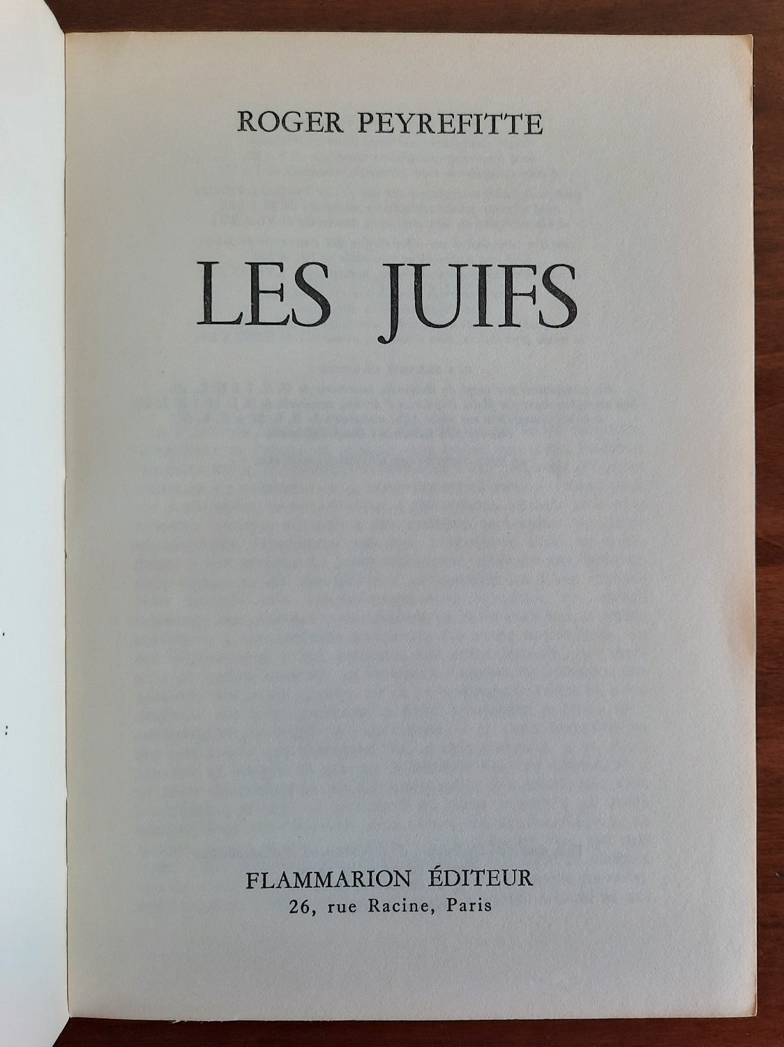 Les juifs - Flammarion Editeur