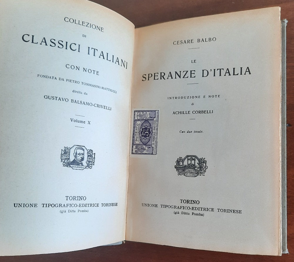 Le speranze d’Italia - Libreria Biellese