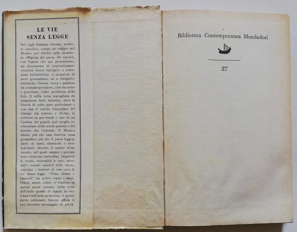 Le vie senza legge - di Graham Greene - Libreria Biellese