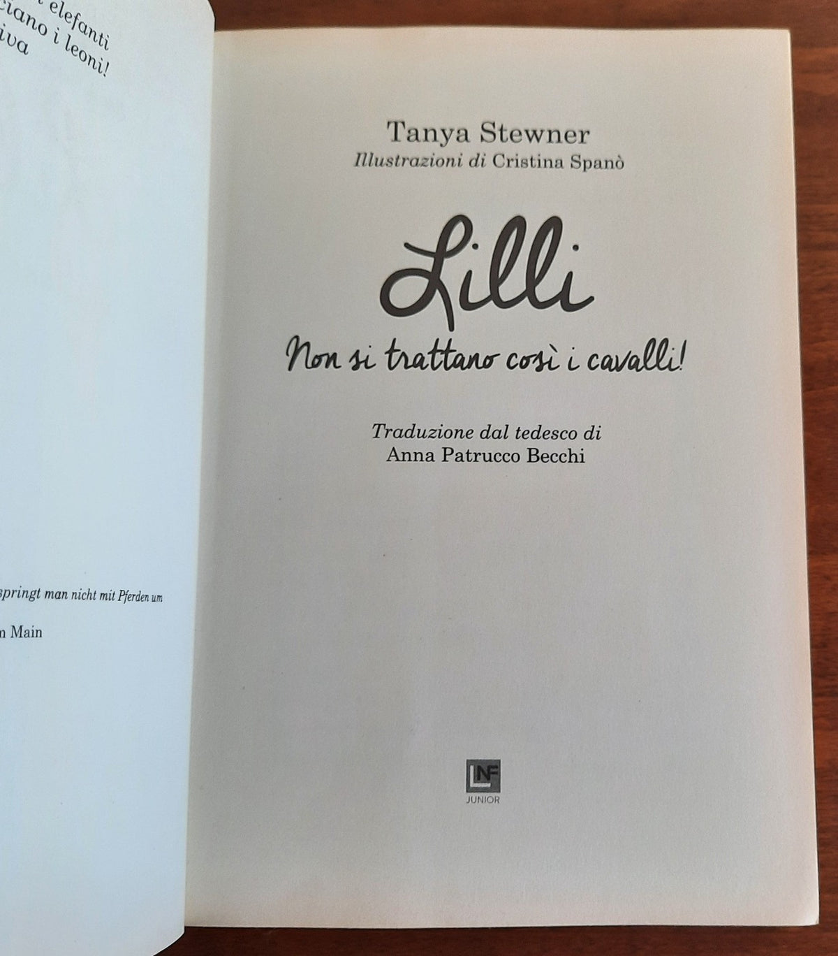 Lilli. Non si trattano così i cavalli ! - Libreria Biellese