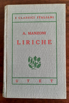 Liriche - Alessandro Manzoni - Libreria Biellese