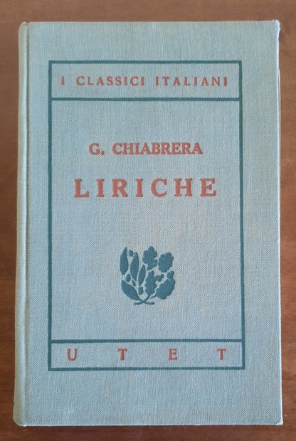 Liriche - Gabriello Chiabrera