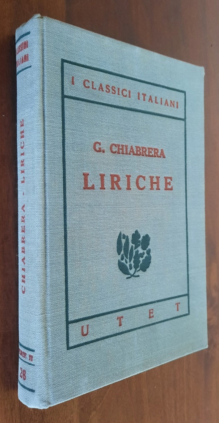 Liriche - Gabriello Chiabrera - Libreria Biellese