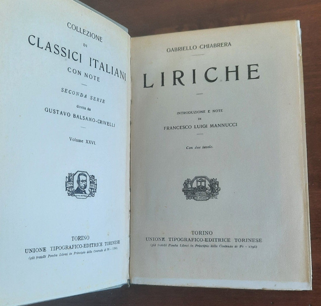 Liriche - Gabriello Chiabrera - Libreria Biellese