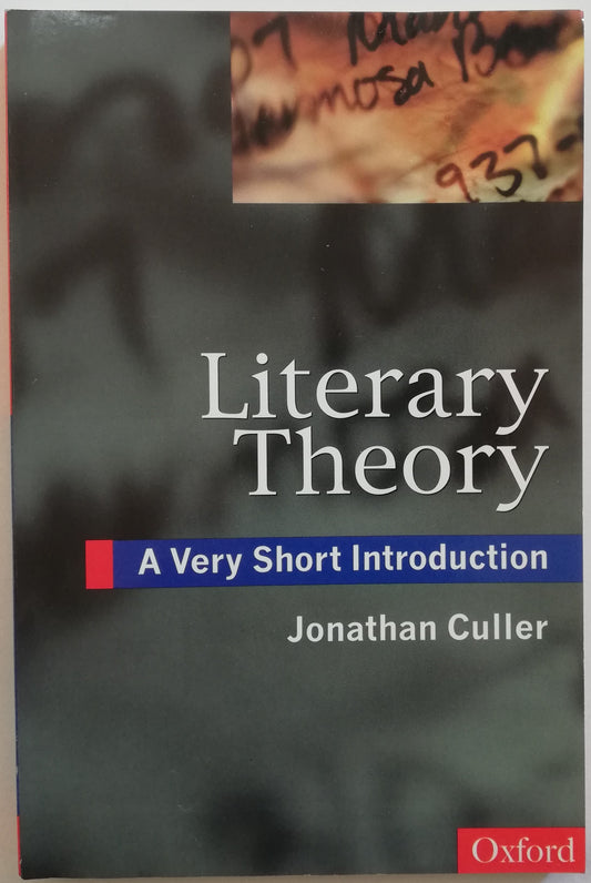 Literary theory. A very short introduction - Oxford University Press