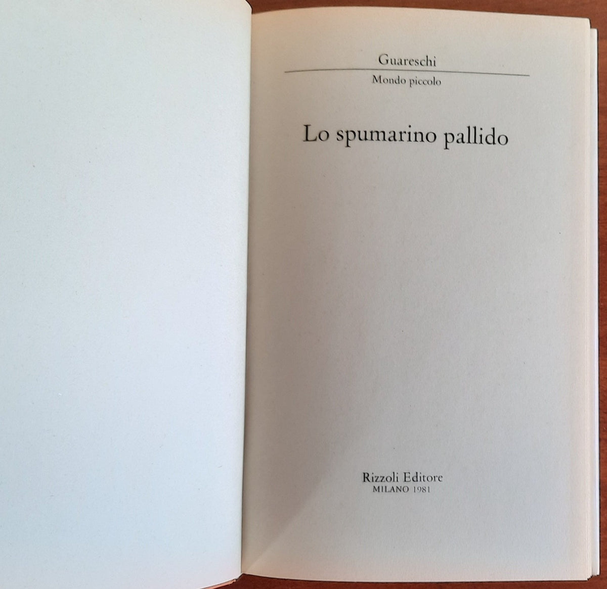 Lo Spumarino pallido - Libreria Biellese