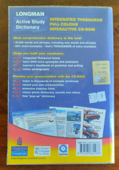 Longman active study dictionary with integrated thesaurus. Con CD-ROM