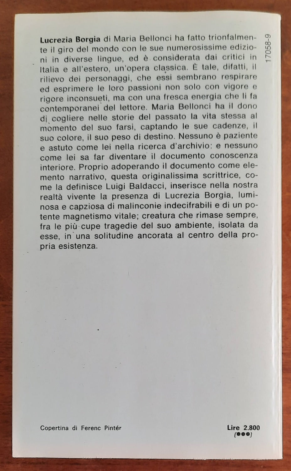 Lucrezia Borgia - Mondadori Oscar - 1979 - Libreria Biellese