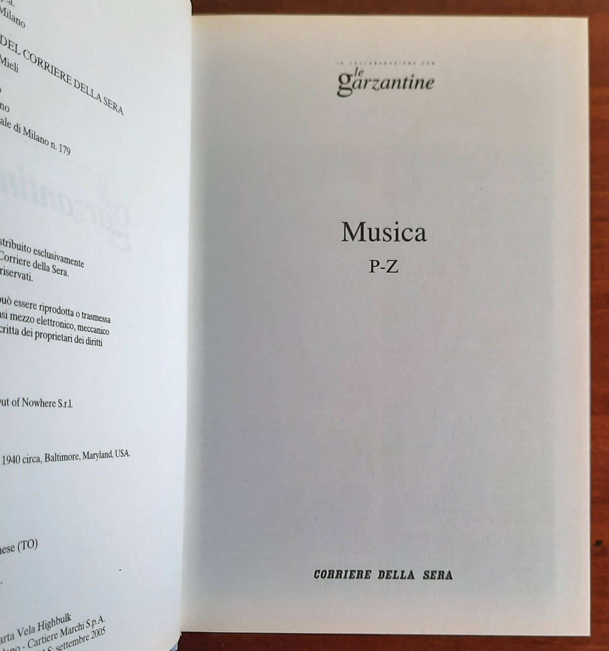 Musica - Le Garzantine - 2 vol. - Dizionario della musica e dei musicisti - Libreria Biellese