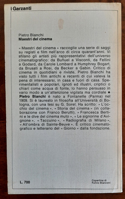 Maestri del cinema - Garzanti