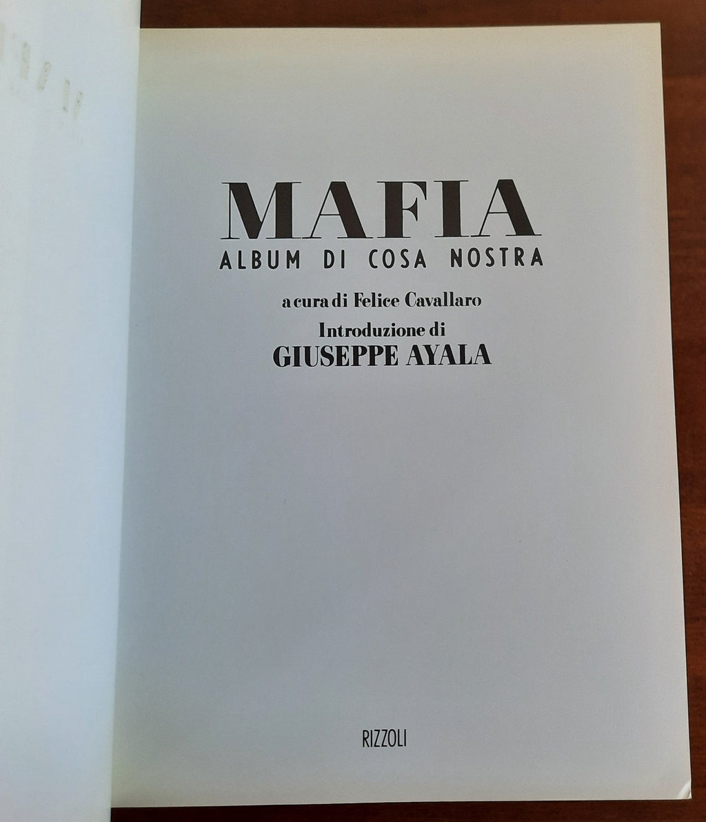 Mafia. Album di Cosa Nostra - Rizzoli - Libreria Biellese