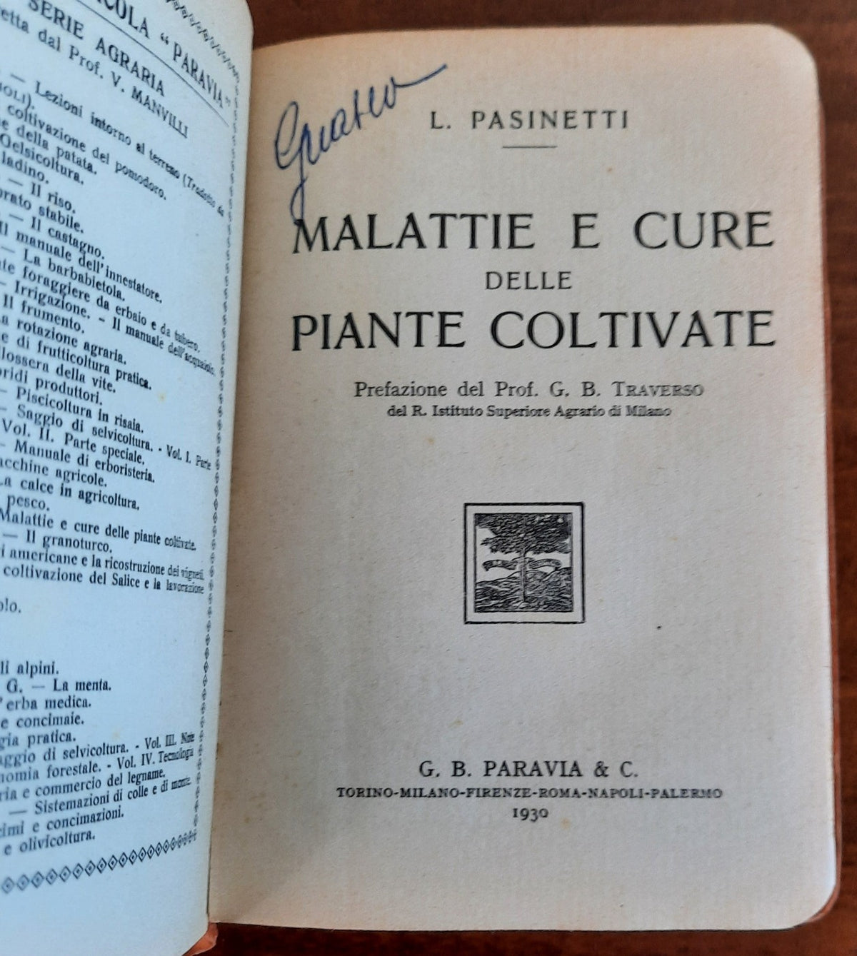 Malattie e cure delle piante coltivate - Libreria Biellese