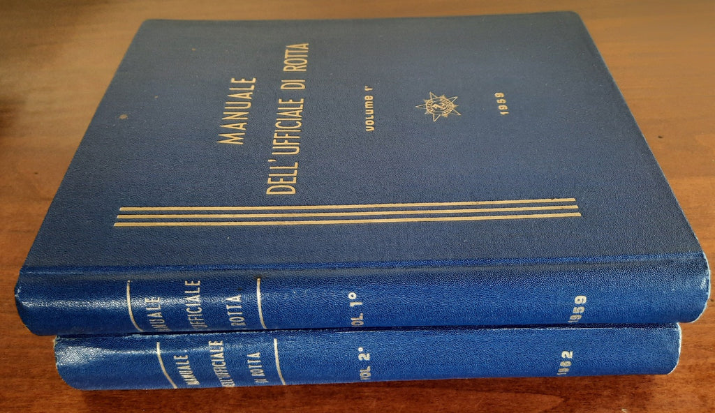 Manuale dell’ufficiale di rotta - 2 vol. - Libreria Biellese