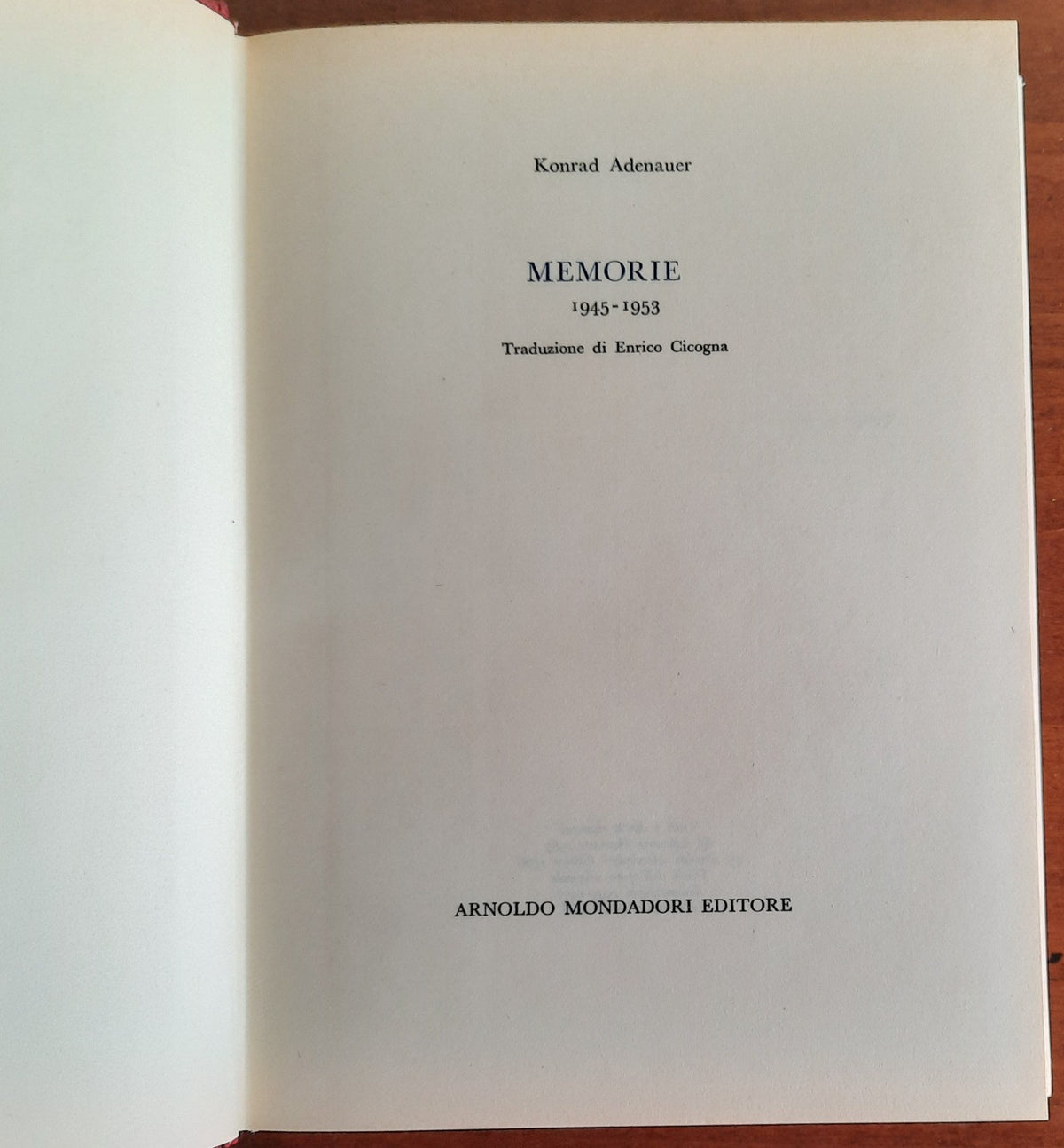Memorie 1945 - 1953 - Libreria Biellese