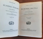 Memorie inutili - in 2 vol. - Libreria Biellese
