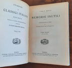 Memorie inutili - in 2 vol. - Libreria Biellese