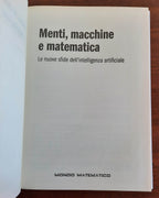 Menti, macchine e matematica. Le nuove sfide dell’intelligenza artificiale - Libreria Biellese