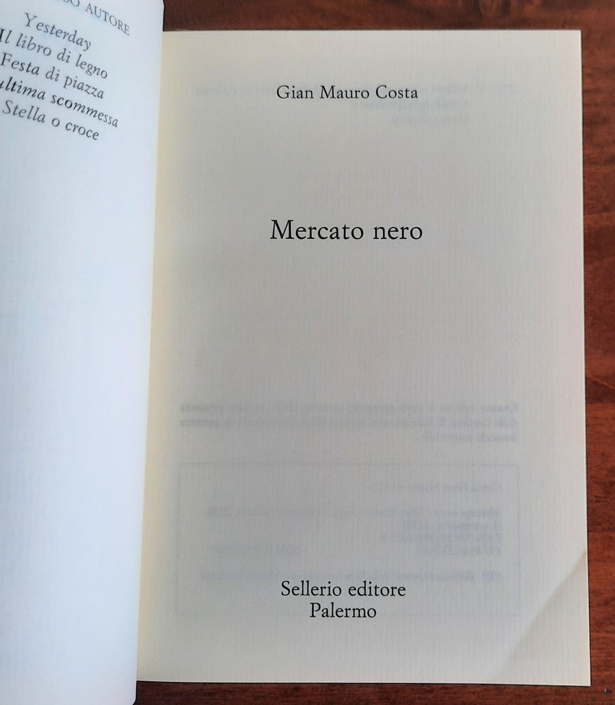 Mercato nero - Libreria Biellese