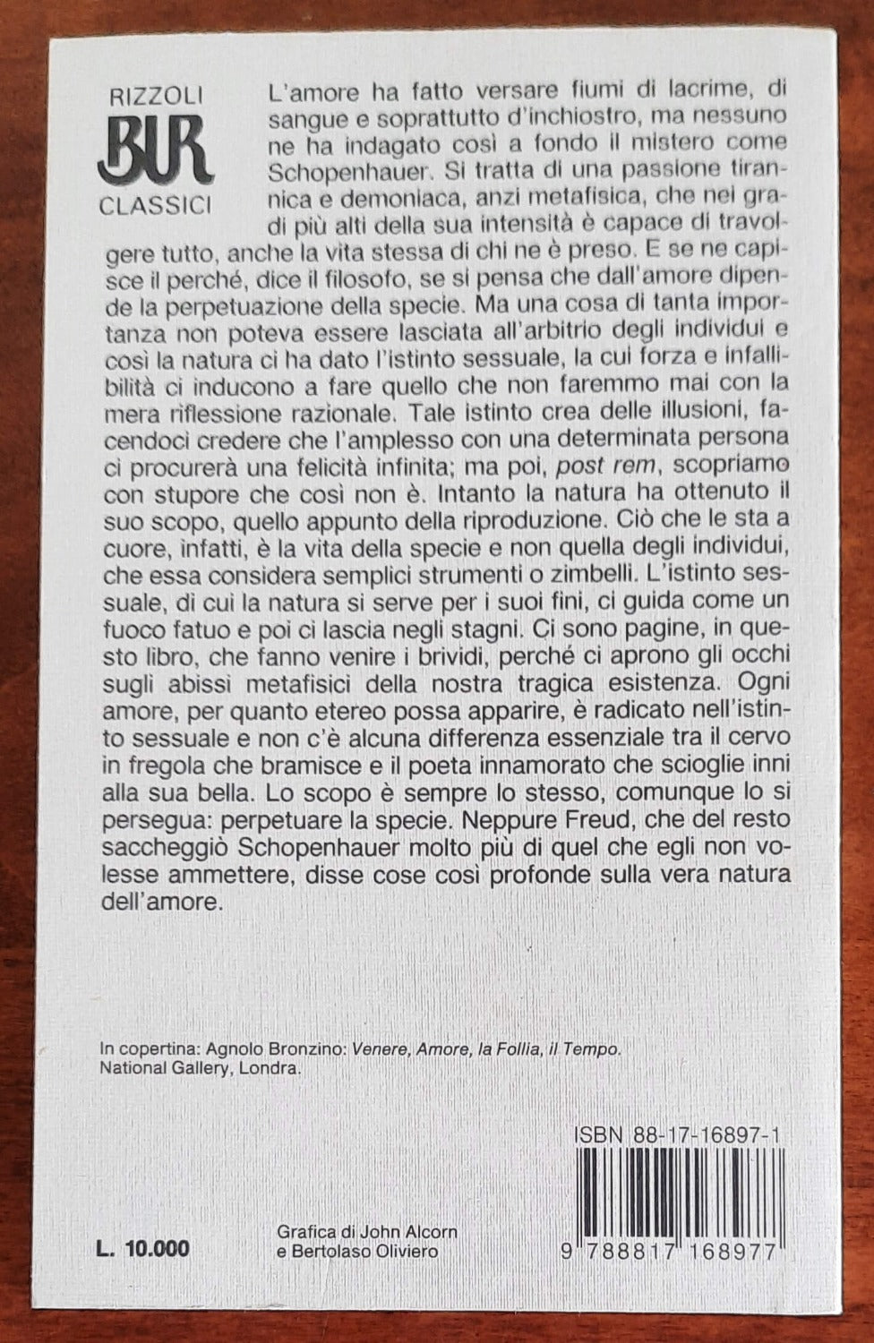 Metafisica dell’amore sessuale. L’amore inganno della natura - Libreria Biellese