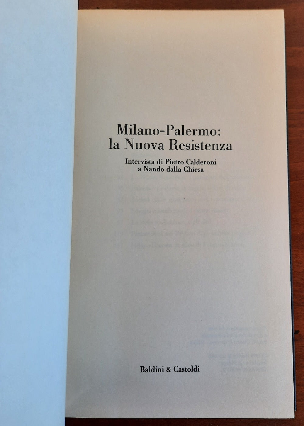 Milano-Palermo: La Nuova Resistenza