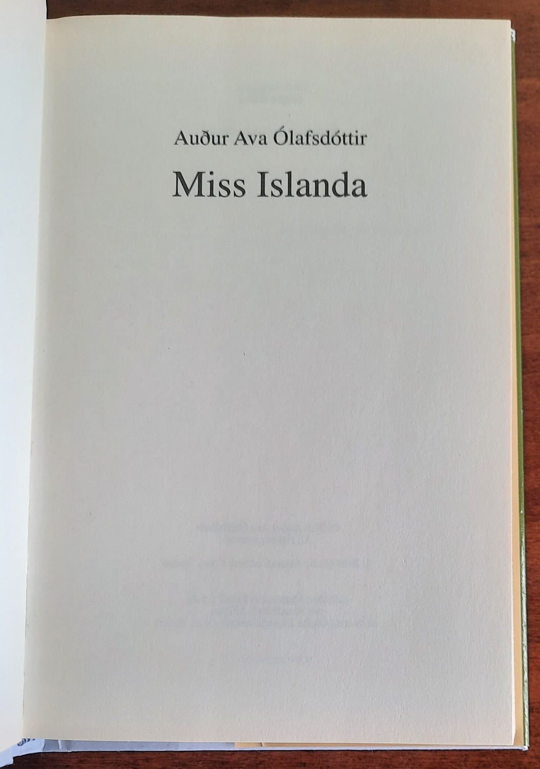 Miss Islanda - Mondolibri - 2019