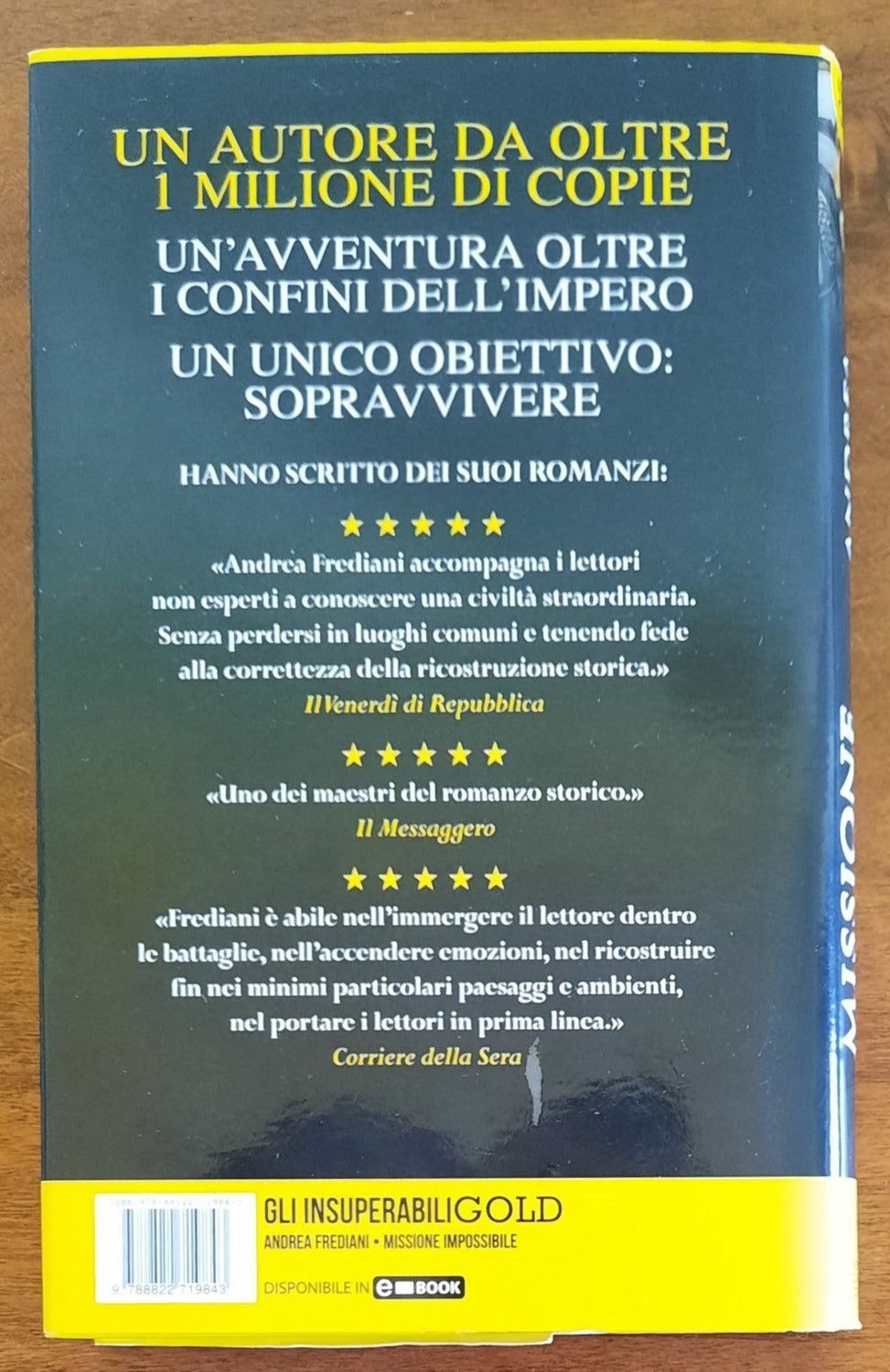 Missione impossibile - di Andrea Frediani - Libreria Biellese