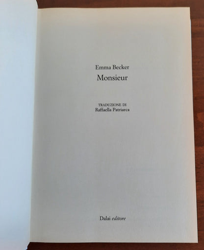 Monsieur - Emma Becker