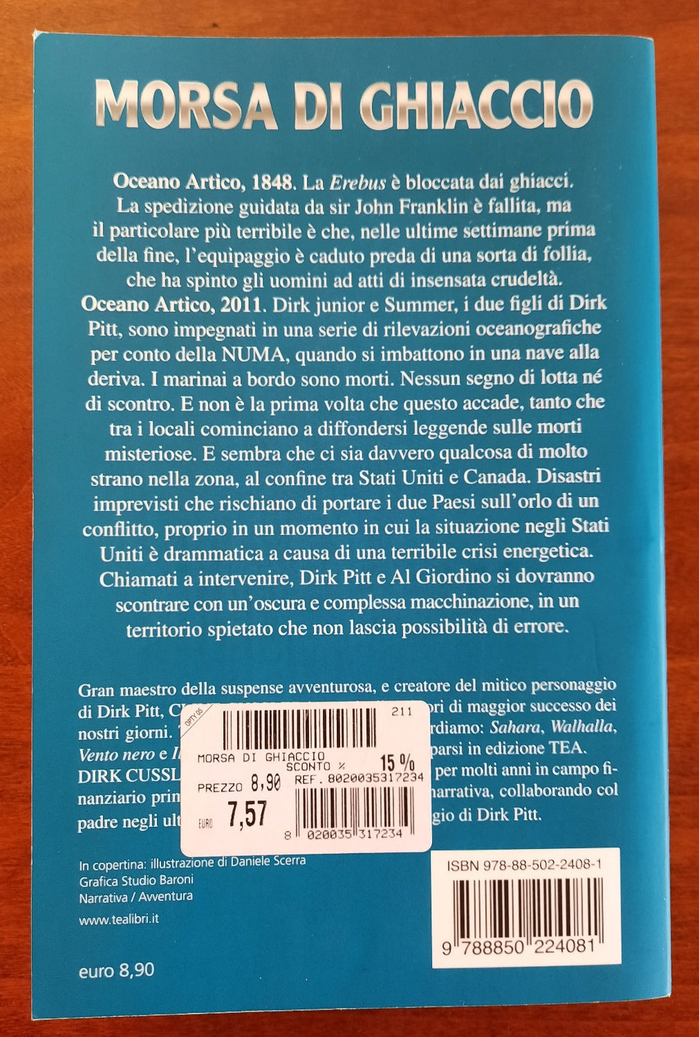 Morsa di ghiaccio. Un’avventura di Dirk Pitt - Libreria Biellese