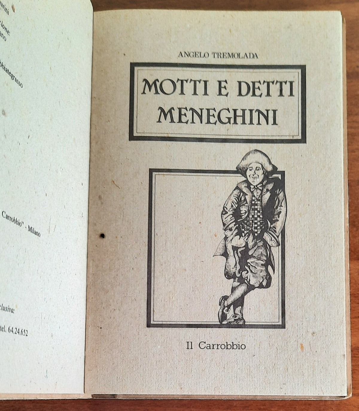 Motti e detti meneghini - di Angelo Tremolada - Libreria Biellese