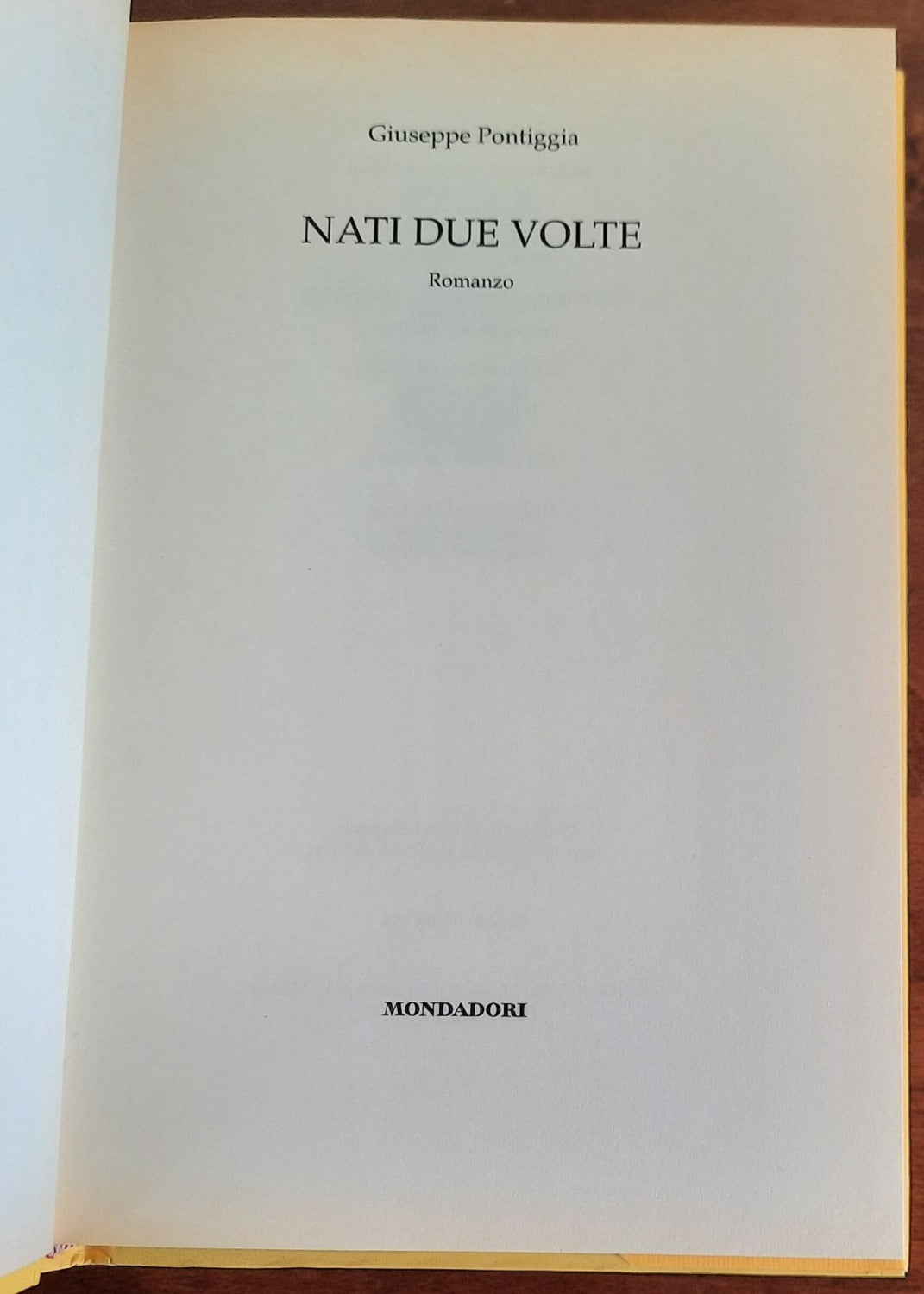 Nati due volte - Mondadori - 2000