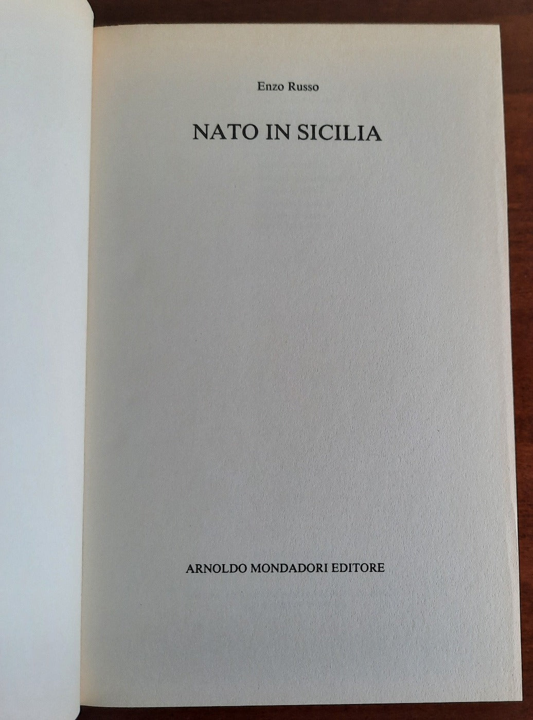 Nato in Sicilia - Mondadori