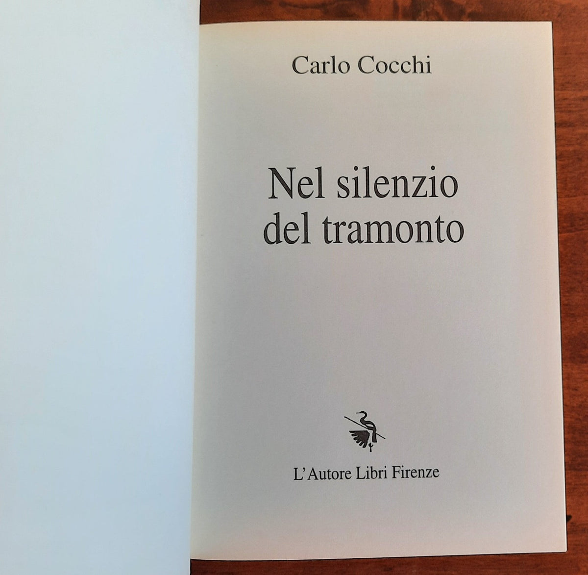 Nel silenzio del tramonto - Libreria Biellese