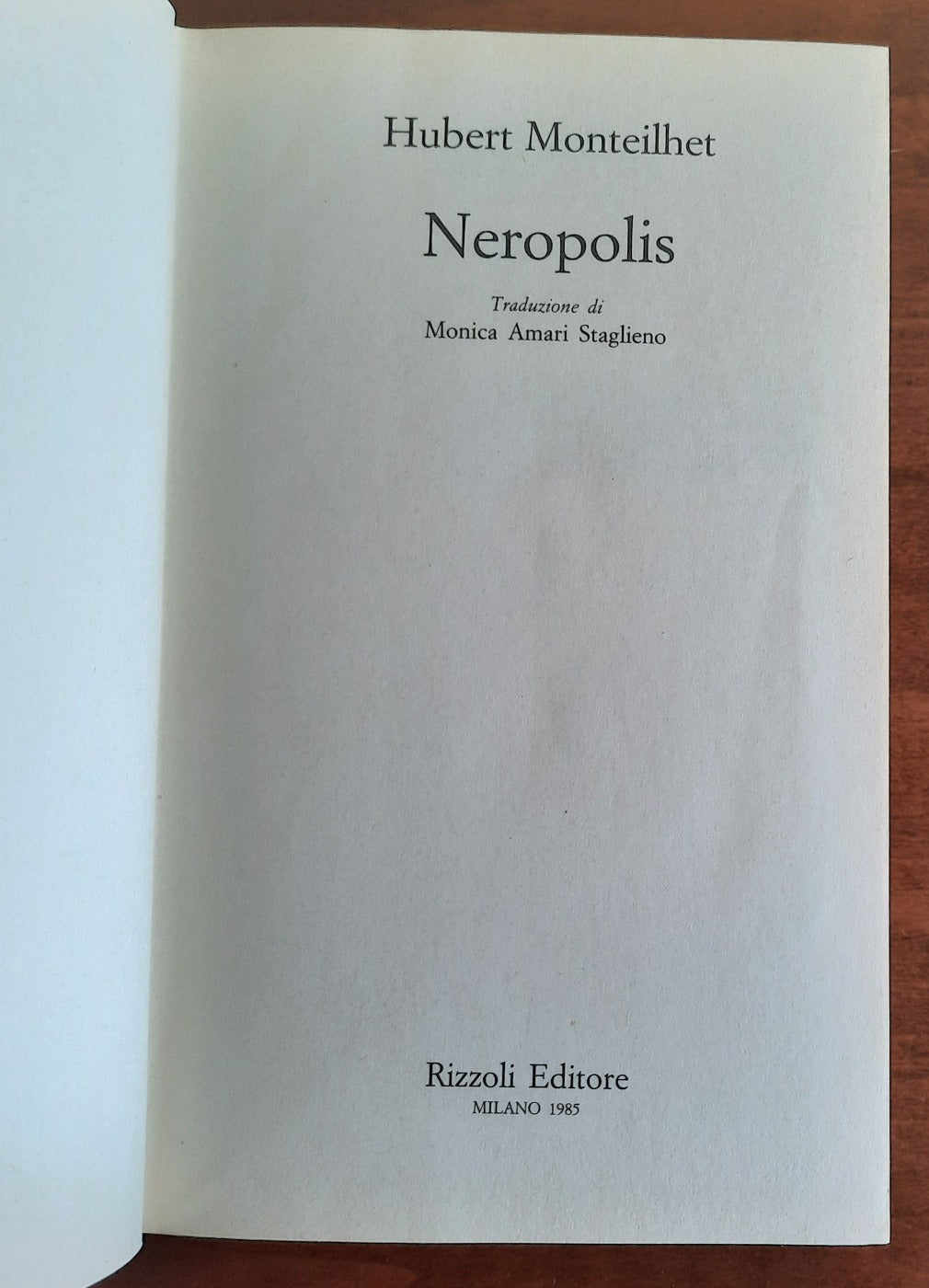 Neropolis - Rizzoli - Libreria Biellese
