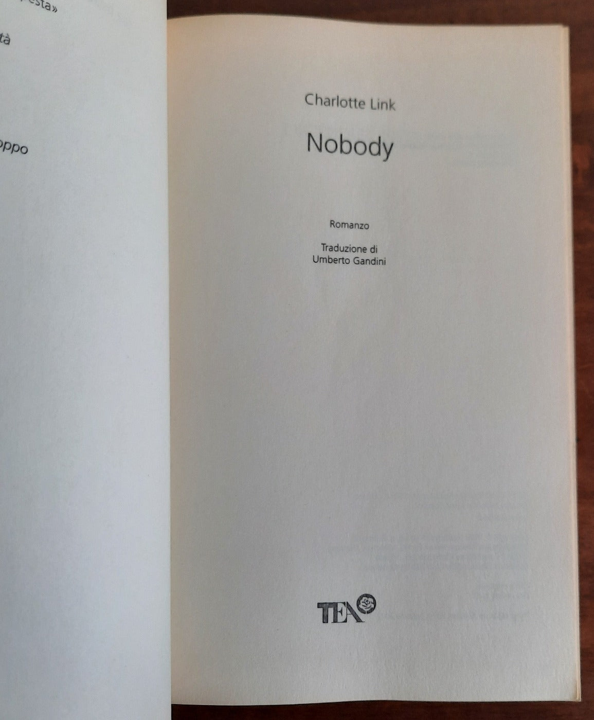 Nobody - Charlotte Link - Libreria Biellese