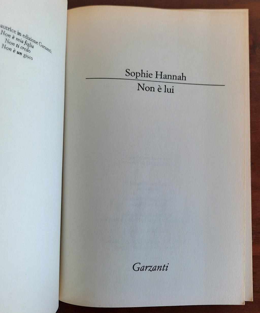 Non è lui - Garzanti - Libreria Biellese