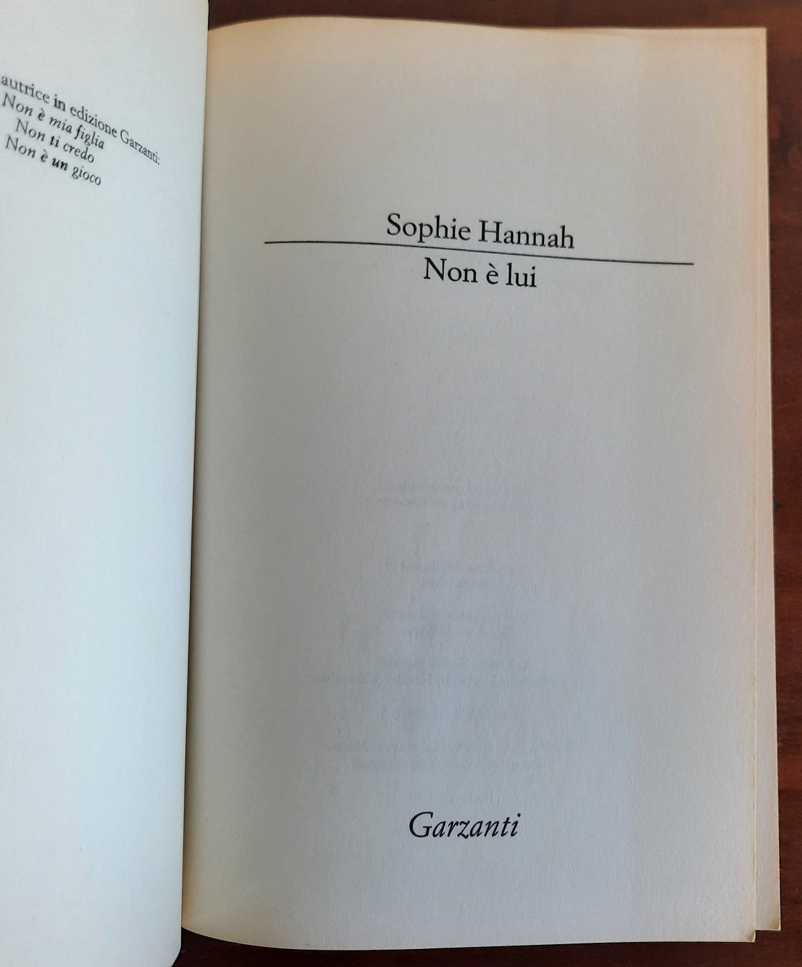 Non è lui - Garzanti - Libreria Biellese