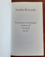 Non posso avvicinarmi a meno di 10 metri da te - Libreria Biellese