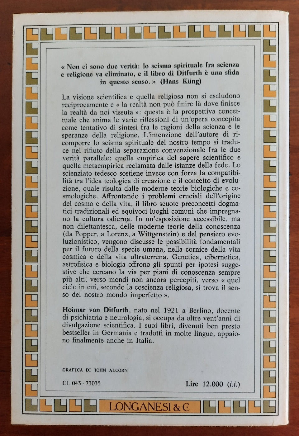 Non siamo solo di questo mondo. E’ possibile credere nell’esistenza o addirittura nell’attiva presenza di un Dio in un universo che dopo alcuni secoli di ricerca scientifica ha cominciato a diventare accessibile alla nostra ragione ? - Libreria Biellese
