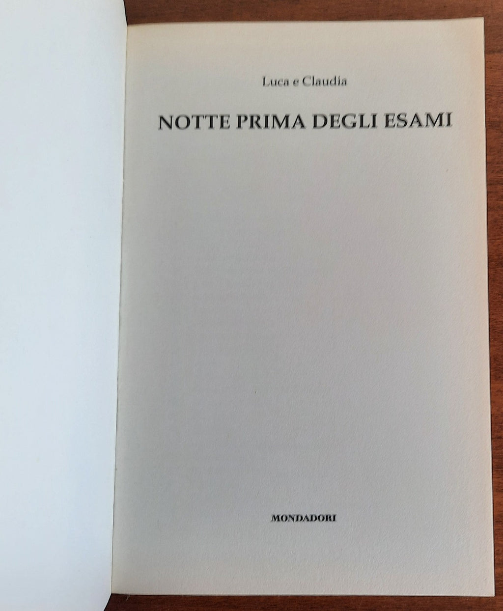 Notte prima degli esami - Libreria Biellese